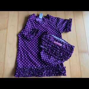 Ruffle butts girls swim set